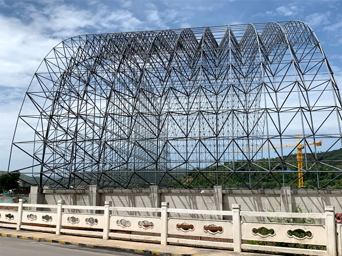 河池山寨矿储煤棚网架